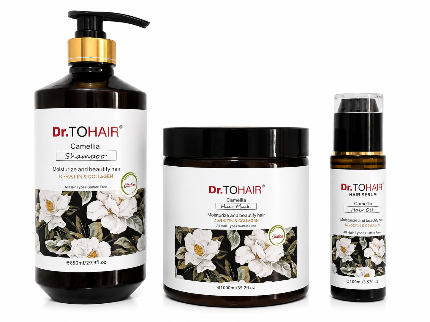 Set de Cuidado Capilar Dr. TOHAIR Camellia