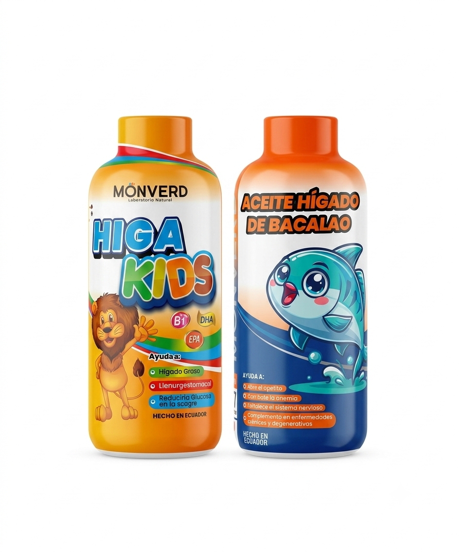 Higa Kids + Aceite de Hígado de Bacalao