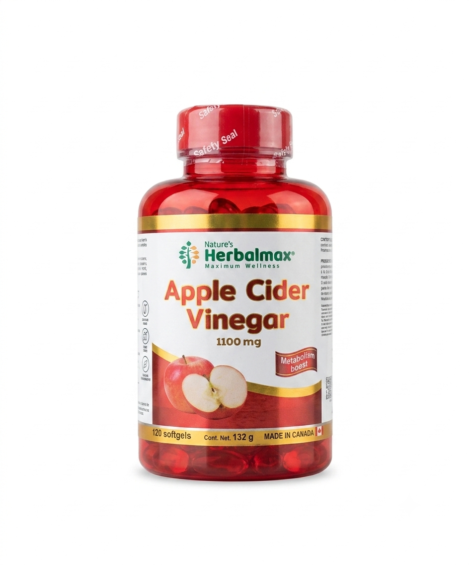 Cápsulas de vinagre de cidra de manzana