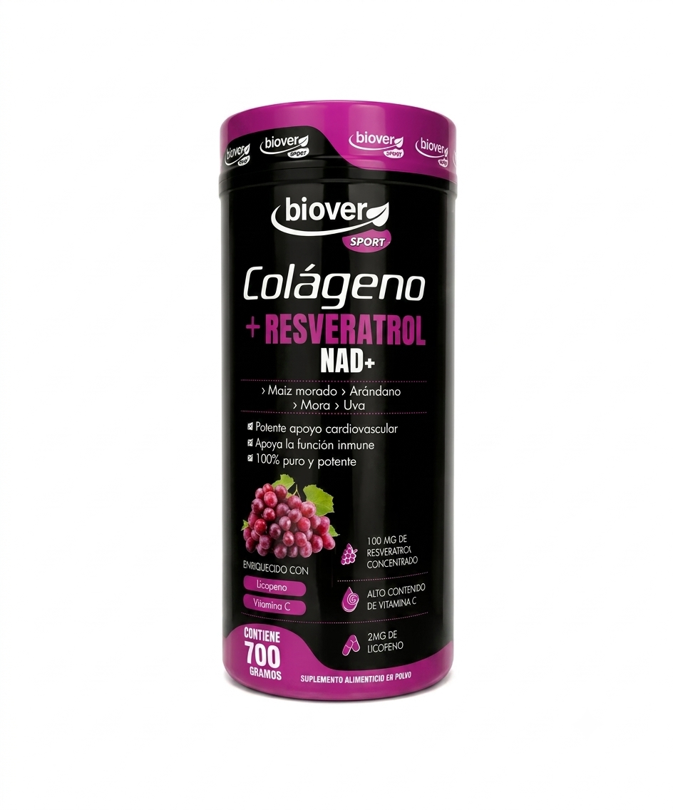 Colágeno + Resveratrol + NAD+ Vitamina C