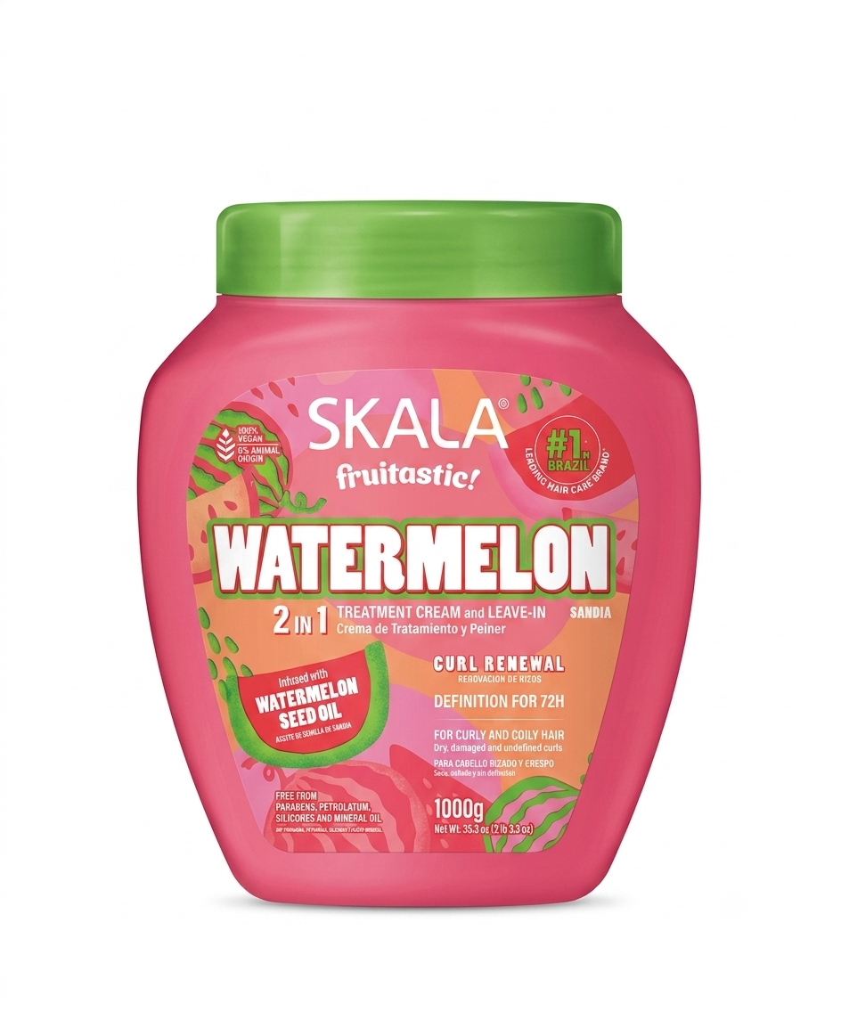 Crema Skala Fruitastic! Watermelon 2 in 1: Tratamiento y Crema para Peinar